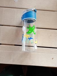 Detská fľaša na vodu SIGG Miracle Dinosaurier so slamkou, 450 ml, BPA-free Tritan plast — používaná (stav: viď 2. obrázok) 2