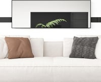 AUFHELLEN Teljes Alakos Tükör 165x60 cm Fekete Fém Kerettel - Falra Akasztható HD Álló Tükör Hálószobába, Nappaliba és Öltözőbe 8