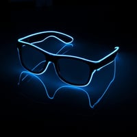 Villogó LED Neon Szemüveg - Flintronic Partykellék Fesztiválokra, Halloweenre 9