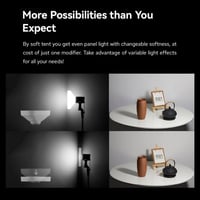 Godox ML-CS1625 Diffúziós Sátor Szett 3 Adapterrel - Kompatibilis V1, V860III, ML30, ML60, AD100PRO, AD200PRO, AD300PRO Vakukkal - Stúdió Fo 3
