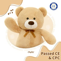 MorisMos Óriás Plüssmackó 130 cm - XXL Puha Barackszínű Teddy Maci, Ölelésre Tökéletes Ajándék Gyerekeknek, Lányoknak, Pároknak 11