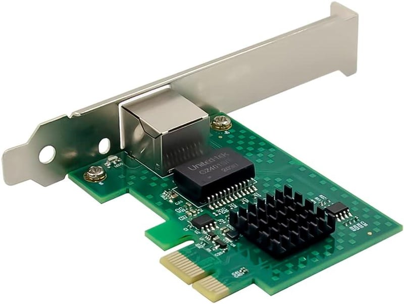 ULANSeN Intel I225-V 2.5Gbps PCIe Hálózati Kártya Cat8 Kábellel
