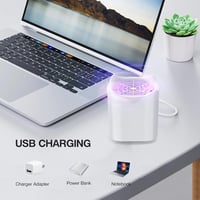 Elektromos USB rovarcsapda LED fénnyel - Szúnyog- és muslicairtó lámpa bel- és kültérre 4