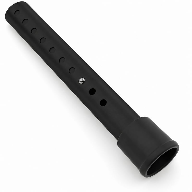 MEISENBERG Teleszkópos Függönyrúd Fúrás Nélkül 260-310 cm, Ø 32 mm, Matt Fekete, Állítható — hiányzó tapadóvégek (állapot: lásd a 2. képet)