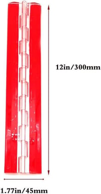 Átlátszó Akril Zongorazsanér 300mm - DIY Dobozokhoz és Állványokhoz 3