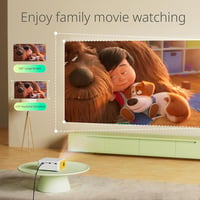 YOTON Mini Projektor WiFi 1080P Full HD USB HDMI AV iOS Android PC PS4 PS5 14