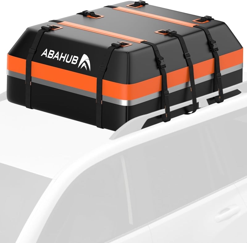 Abahub 800D vízálló tetőbox autóhoz 600L kapacitás csúszásmentes szőnyeggel