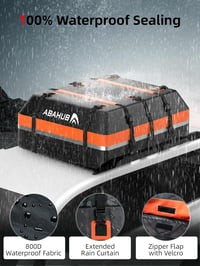 Abahub 800D vízálló tetőbox autóhoz 600L kapacitás csúszásmentes szőnyeggel 2
