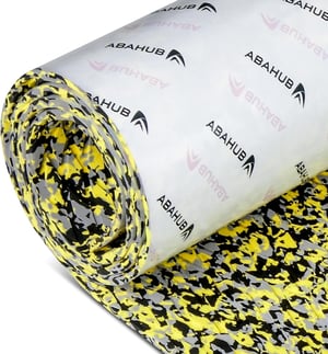 Abahub EVA pjenasta samoljepljiva protuklizna podloga za brod, maskirna žuta - 120x40 cm