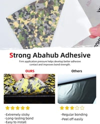 Abahub EVA hab csúszásmentes csónak padló 48x16 hüvelyk kamuflázs sárga 2