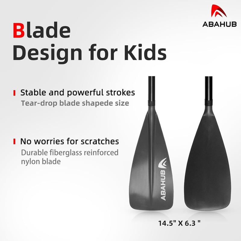 Abahub gyermek SUP evező 140-178 cm állítható alumínium lapát paddleboard-hoz - Grey