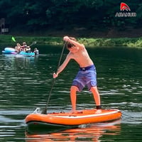 Abahub gyermek SUP evező 140-178 cm állítható alumínium lapát paddleboard-hoz - Grey 6