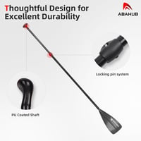 Abahub gyermek SUP evező 140-178 cm állítható alumínium lapát paddleboard-hoz - Grey 2