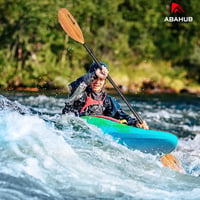 Abahub Kajak Evező 218-241 cm Alumínium Tengely Dupla Lapát Fekete/Fehér/Piros/Kék/Zöld/Narancs/Sárga 6