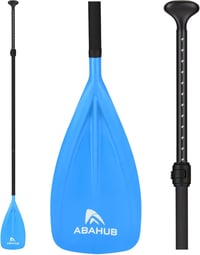 Abahub SUP evező 3 részes teleszkópos 173-213 cm alumínium fekete/kék/zöld - blue 1