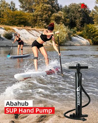 Abahub SUP Pumpa Dupla Löketes Kézi Pumpa Paddleboard Felfújáshoz Nyomásmérővel 6