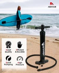 Abahub SUP Pumpa Dupla Löketes Kézi Pumpa Paddleboard Felfújáshoz Nyomásmérővel 5