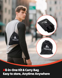 Abahub set traka za triceps s 2 podesiva sidra za vrata, 75-300 lbs — nedostaje 1 traka otpora od 34 kg (stanje: vidi 2. sliku) 8
