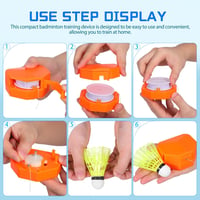Abaodam Badminton Trainer elektromos tollaslabda edzőgép távirányítóval 5