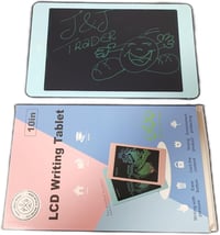 J&J 10 colos LCD rajztábla, kék - Digitális jegyzetfüzet iskolába, irodába 2