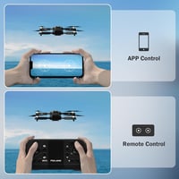 FAKJANK F417 Drón 1080P Dual Kamerával - WiFi Vezérlésű Quadcopter Gyerekeknek, 90° Állítható Kamera, LED Világítás, Kézi Táska, Kezdőknek I 4