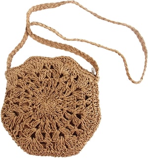 Taozoey ženska slamnata torba - Boho stil za plažu + 2 komada