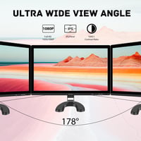 Prechen 24" Érintőképernyős Monitor, IPS FHD 1080P, 75Hz, HDMI/VGA/USB Csatlakozás, Beépített Hangszórók, Játékhoz és Üzleti Használatra 5