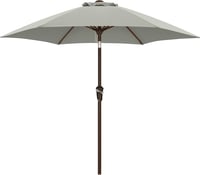 ABCCANOPY 230cm Kerti Napernyő Vízálló Szürke Piacnapernyő 2
