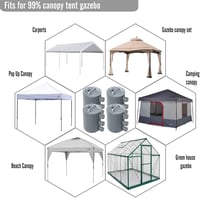 ABCCANOPY 3x3m Vízálló Pop-Up Kerti Sátor Láb   3