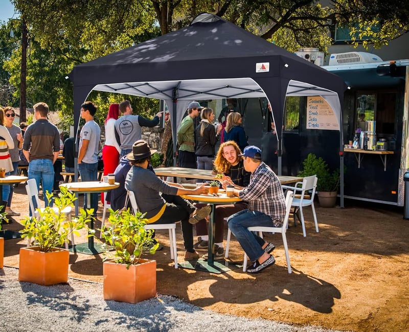 ABCCANOPY Összecsukható Pop-Up Pavilon Vízálló Kerti Sátor Hordtáskával