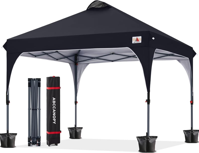 ABCCANOPY Összecsukható Pop-Up Pavilon Vízálló Kerti Sátor Hordtáskával