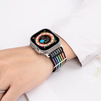 Apple Watch óraszíj - Puha nylon sport szíj, 38-49mm méretekhez 6