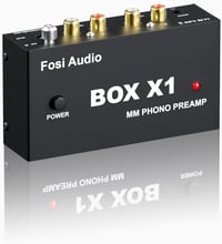 Fosi Audio Box X1 MM lemezjátszó előerősítő, fejhallgató és RCA kimenettel 1