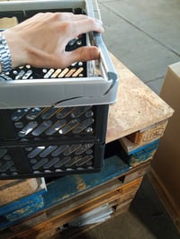Cutie de depozitare pliabilă keeeper Ben, set de 2 bucăți, 54x37x28 cm, 45 l — cu defect, funcționalitate parțială: capacul cutiei este rupt (stare: vezi a 2-a fotografie) 3