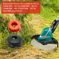luolety Bosch Fűkasza Damil ART 23/26/30 Combitrim Easytrim Modellekhez - 1,6mm 8m Pótdamil F016800175 Kompatibilis - 8 Orsó + 1 Kupak 3