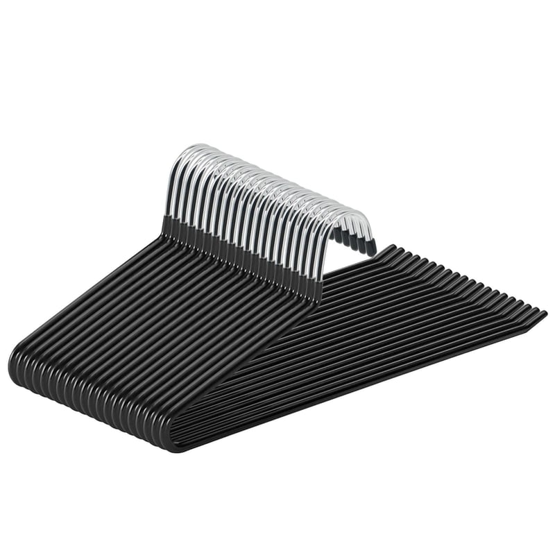 ABHENG metalna vješalica za hlače, 20 kom - 38x13 cm - crna