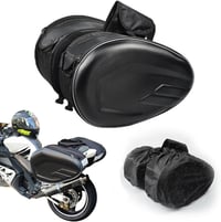 Abhpjuy Motorkerékpár Hátsó Nyereg Táska Vízálló Univerzális Sisak Tárolóval 1