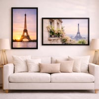 Ramă foto Abio 50x70 cm Negru MDF Sticlă acrilică Ramă pentru afișe, fotografii și tablouri Vintage Retro Rustic 6