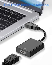 ABLEWE USB-HDMI Adapter 1080P - USB 3.0/2.0 Videó Átalakító Kábel PC, Laptop és TV Összekötésére, Windows XP/7/8/10 Kompatibilis 7