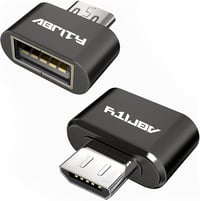 Abrity OTG Micro USB - USB átalakító adapter, fekete 1