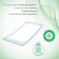 Absorbeo Extra ágymatrac védőpárna 30 db, 60x90 cm, hipoallergén, légáteresztő - 60x90cm, Green 3