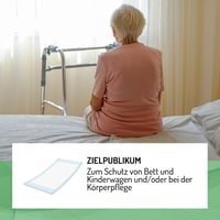 Absorbeo Extra ágymatrac védőpárna 30 db, 60x90 cm, hipoallergén, légáteresztő - 60x90cm, Green 2