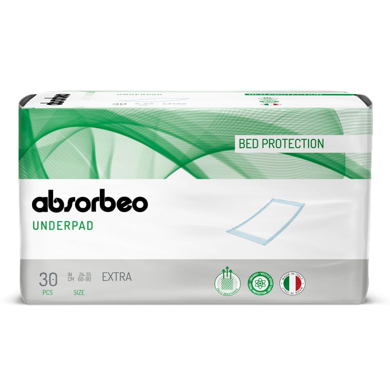 Absorbeo Underpad Plus podložka na posteľ – 60x90 cm – 30 ks
