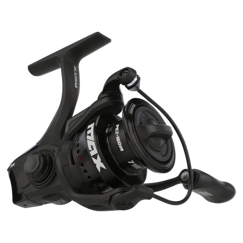 Mulinetă de spinning Abu Garcia Max SX, mărimea 3000 - Cadru ușor din grafit, sistem Rocket Line Management, pentru pescuit în apă dulce și sărată