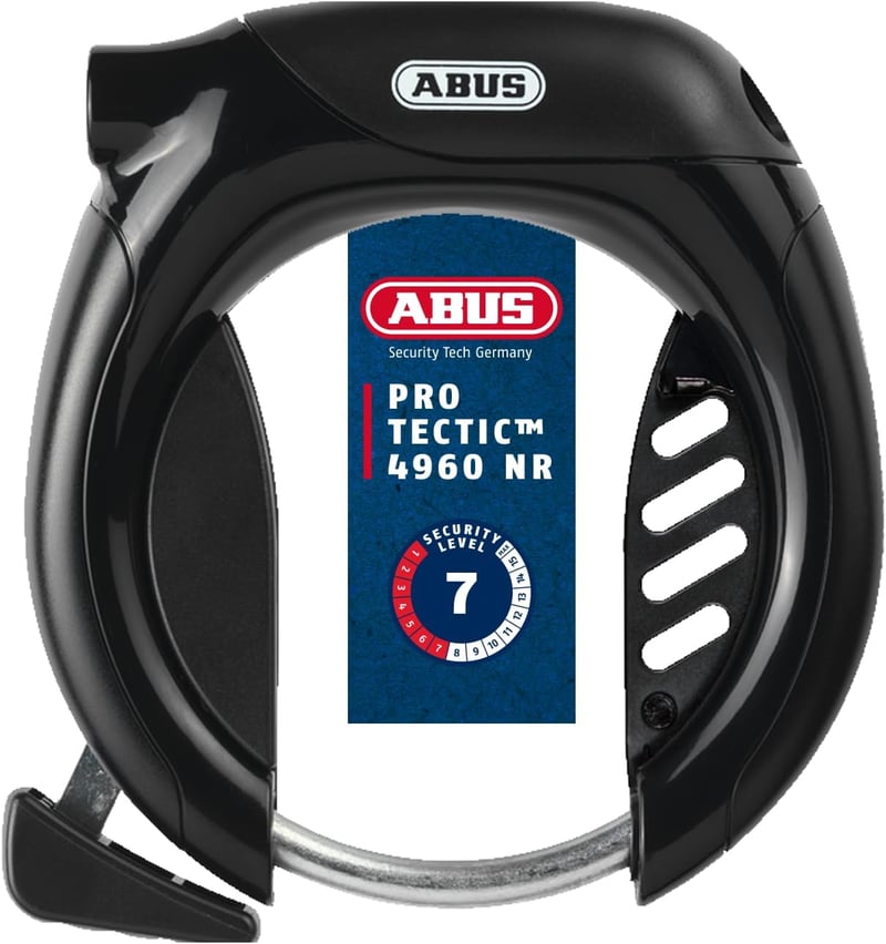 ABUS 4960 LH NKR fekete lakat biztonsági zár - Single