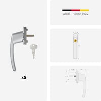 ABUS 84582 Ablakkilincs Biztonsági Ablakzár 4
