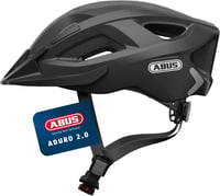 ABUS Aduro 2.0 Városi Kerékpáros Bukósisak Beépített Világítással - Sportos Dizájn, Szellőző, Unisex, Kék, S Méret 1