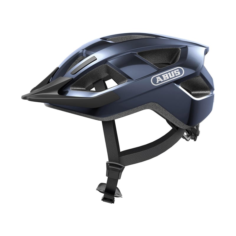 Cască de ciclism ABUS Aduro 3.0 - Cască urbană sportivă pentru bărbați și femei, albastru, mărimea L