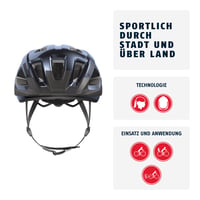 Cyklistická prilba ABUS Aduro 3.0 LED so zadným svetlom – športová mestská prilba pre mužov aj ženy na každodenné jazdy a športové výlety 2