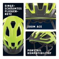 Cască de ciclism ABUS Aduro 3.0 LED - mărimea M, galbenă - cu lumină spate, pentru bărbați și femei, pentru oraș și tururi sportive 3